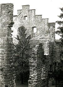 Burgruine Zavelstein - Aufnahme aus dem Jahr 1977