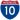Straßenschild der I-10
