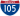 Straßenschild der I-105