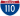 Straßenschild der I-110