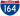 Straßenschild der I-164