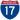 Straßenschild der I-17