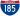 Straßenschild der I-185