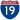 Straßenschild der I-19