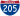 Straßenschild der I-205