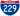 Straßenschild der I-229