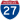 Straßenschild der I-27