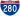 Straßenschild der I-280