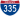 Straßenschild der I-335