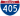 Straßenschild der I-405