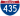 Straßenschild der I-435