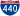 Straßenschild der I-440