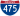 Straßenschild der I-475