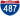 Straßenschild der I-487
