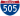Straßenschild der I-505