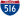Straßenschild der I-516