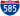 Straßenschild der I-585