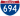 Straßenschild der I-694