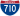 Straßenschild der I-710