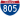 Straßenschild der I-805