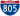 Straßenschild der I-805