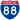 Straßenschild der I-88