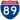 Straßenschild der I-89