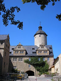 Hauptgebäude Burg Ranis
