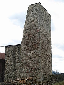 Der erhaltene Turmrest