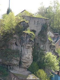 Burg Krögelstein - Schwibbogen mit drei Fensterschlitzen (2008)