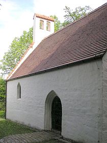 Burgstall Roggenstein - Die gotische Kapelle St. Georg