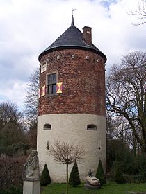 Der Rundturm der Burg Davensberg