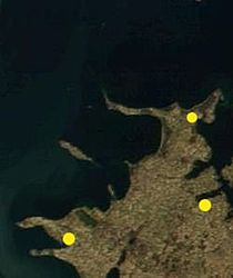 Satellitenbild der Insel