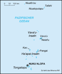 Lage von Niuafoʻou