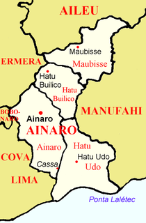 Maubisse im Norden des Distrikts Ainaro