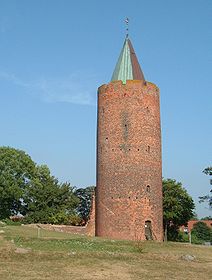 Gänseturm der Burgruine Vordingborg