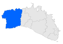 Lage der Gemeinde Ciutadella