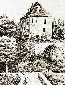 Burg Bieberstein im Jahr 1865