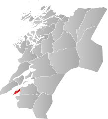 Lage der Kommune in der Provinz Nord-Trøndelag