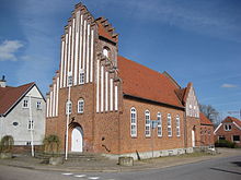 Die Baptistenkirche in Østervrå