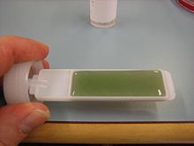 A clear CLED agar plate after cultivation.jpg