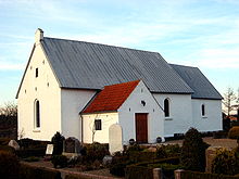 Die Kirche in Astrup