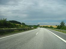 Bundesautobahn 19 im Randbereichder Mecklenburgischen Schweiz