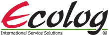Logo der Ecolog AG: Ecolog. International Service Solutions