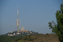Fernsehturm bei Barcelona auf dem Tibidabo