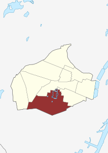 Lage des Frederiksberg Slotssogn in der Frederiksberg Kommune