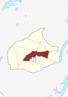 Lage des Solbjerg Sogn in der Frederiksberg Kommune