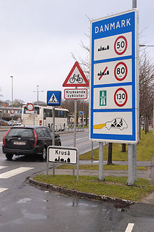 Grenzübergang in Kruså