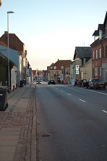 Stadtansicht von Glamsbjerg.