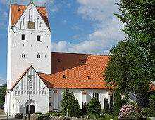 Die Kirche in Grindsted.